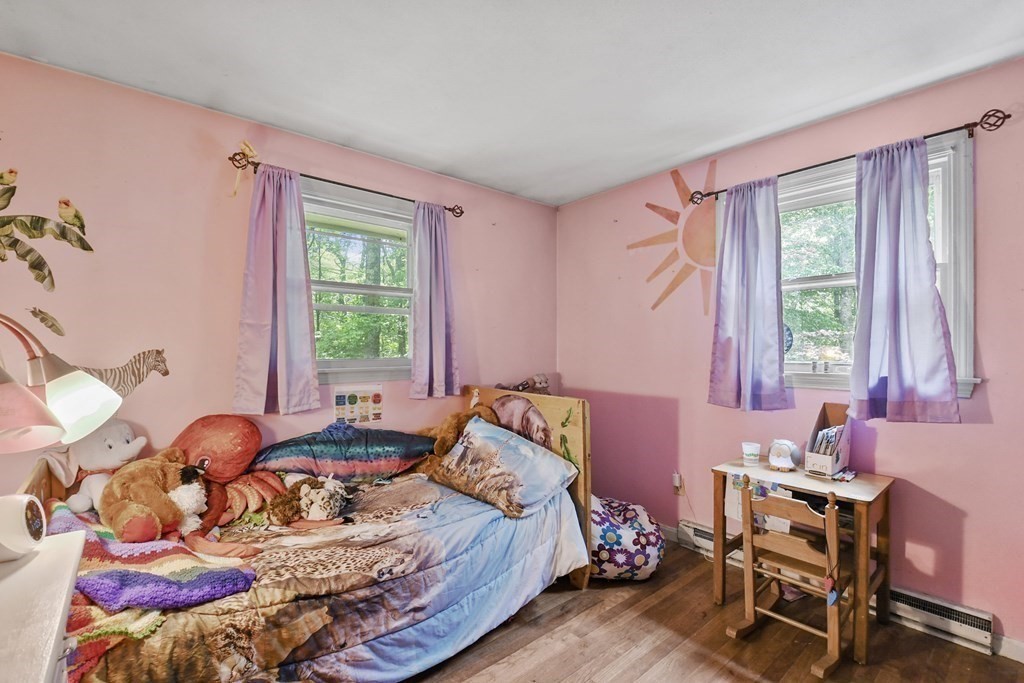 9 Number 6 Road Leverett, MA 01054 - Photo 13 of 26 a bedroom with a bed and a window