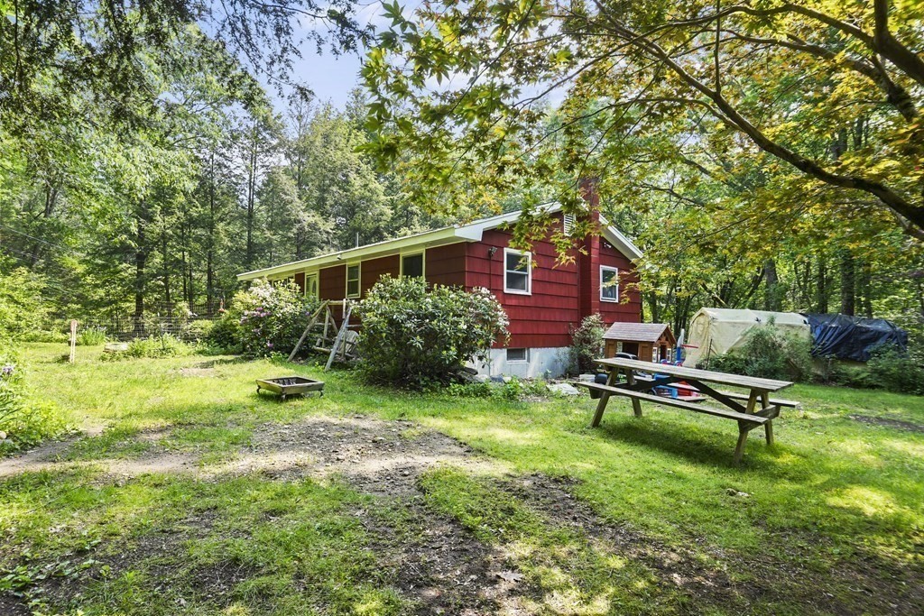 9 Number 6 Road Leverett, MA 01054 - Photo 17 of 26 a view of a backyard with sitting area