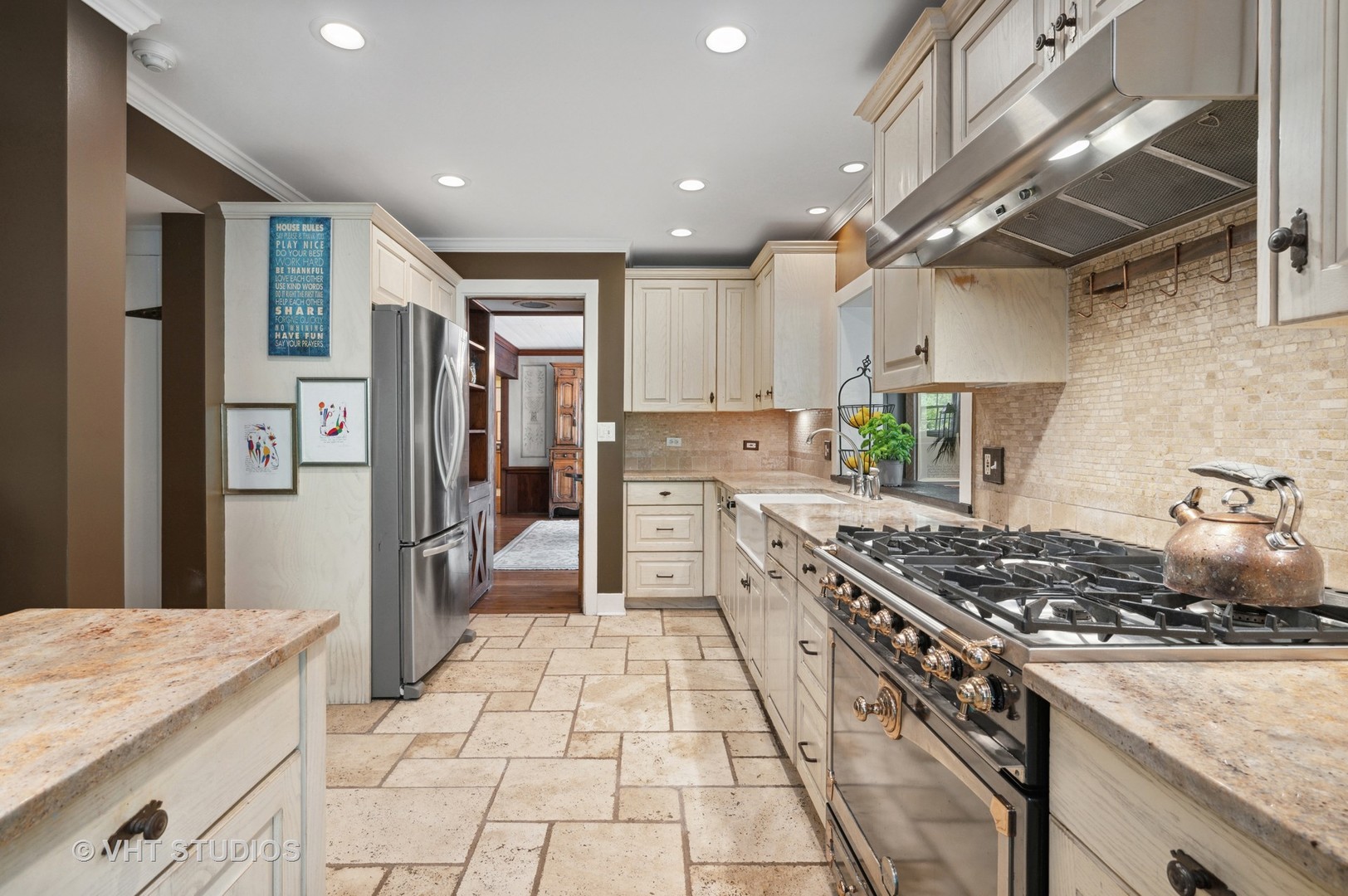730 Glenview Road Glenview, IL 60025 - Photo 20 of 45 a kitchen with stainless steel appliances granite countertop a stove and a refrigerator