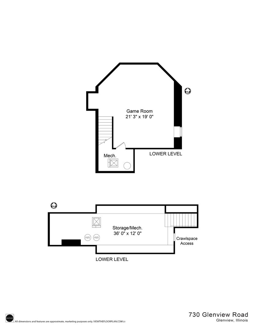 730 Glenview Road Glenview, IL 60025 - Photo 44 of 45 a picture of a bench in front of a microwave