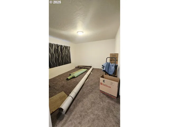 a room with a bed