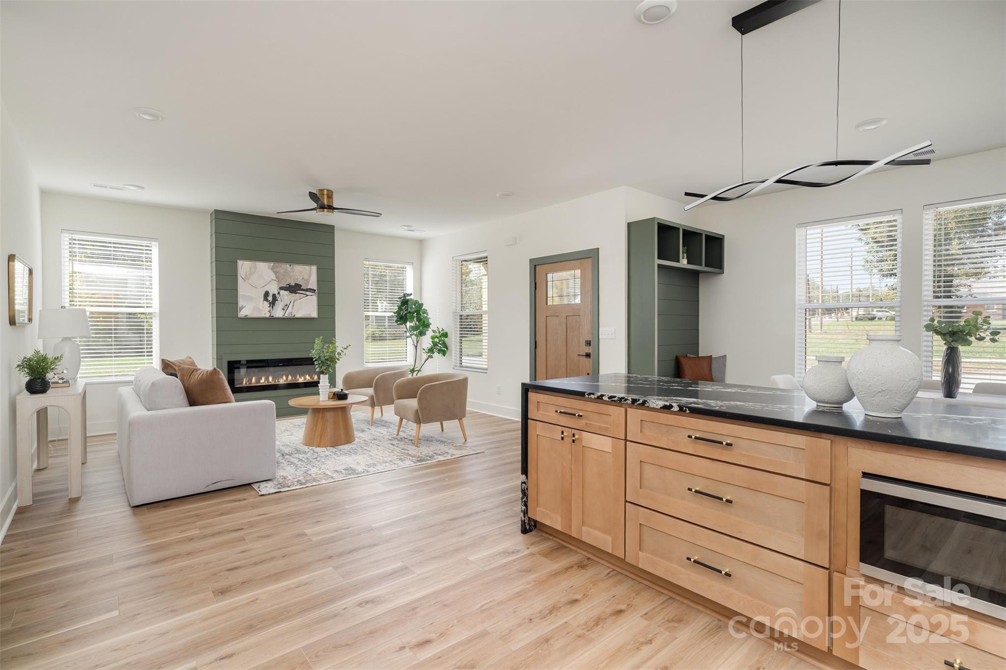 223 Robin Circle Salisbury, NC 28144 - Photo 12 of 19 a living room with granite countertop furniture and fireplace