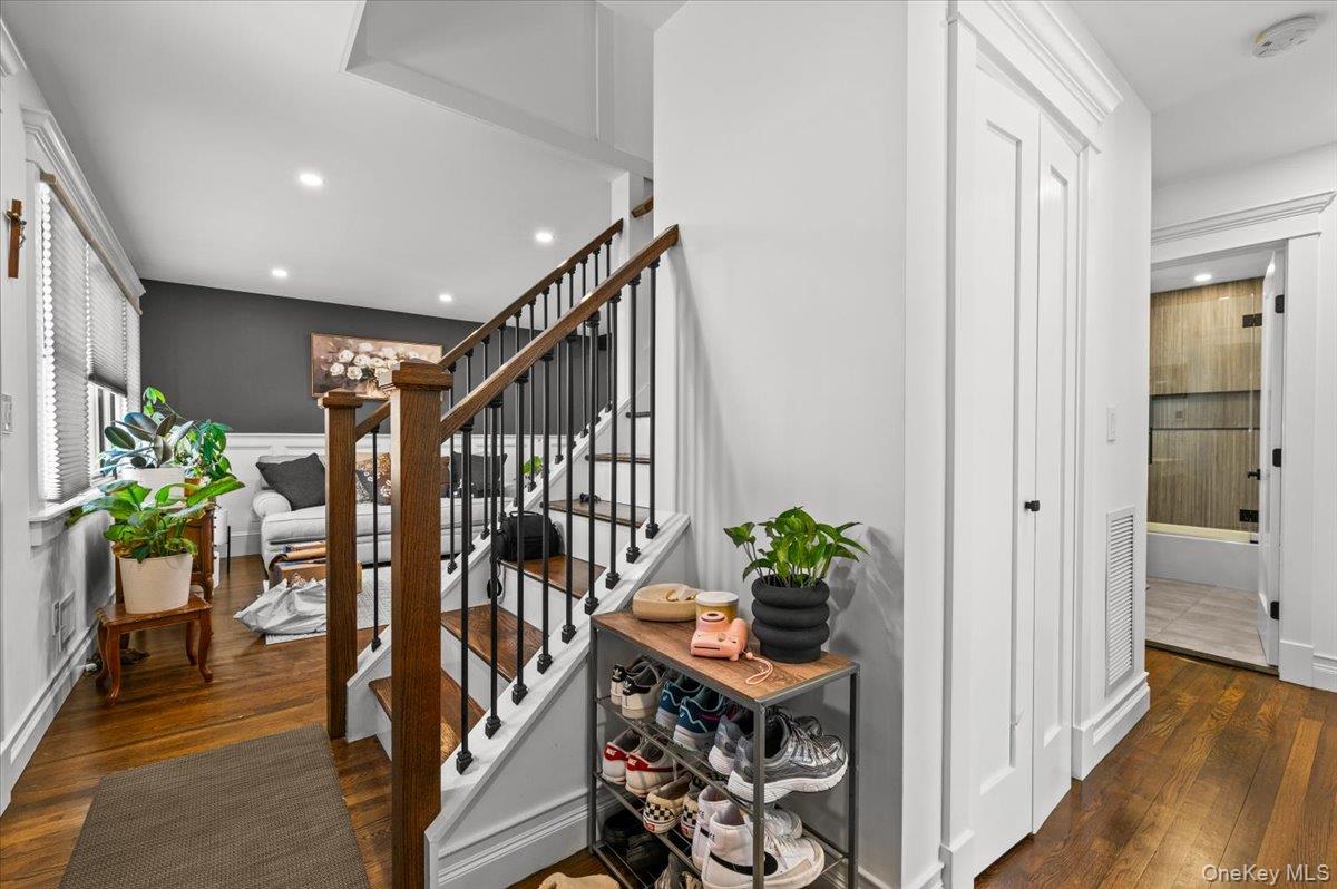85 Joline Road Port Jefferson Station, NY 11776 - Photo 3 of 30 a view of entryway with wooden floor