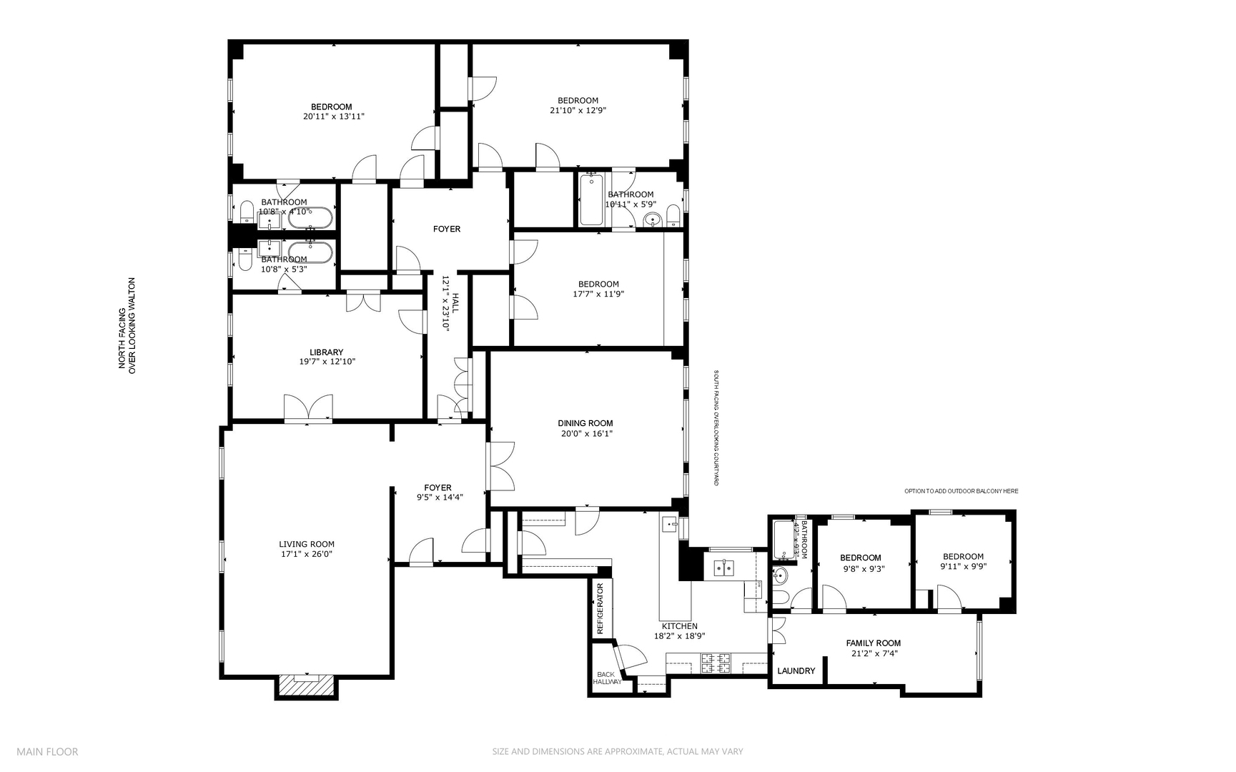 232 East Walton Place, Unit 3W Chicago, IL 60611 - Photo 50 of 50 a picture of floor plan