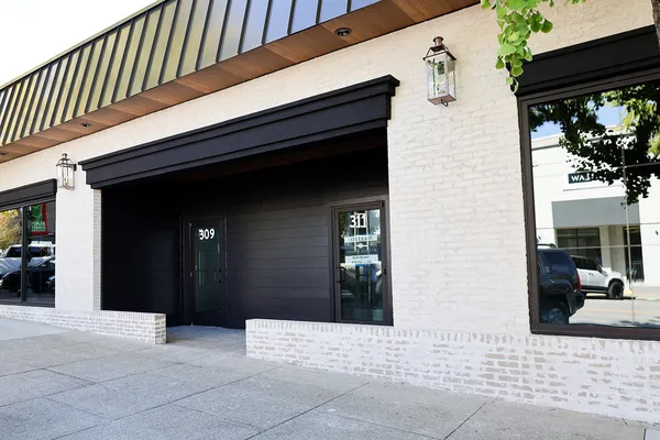 a view of a entryway door front of house