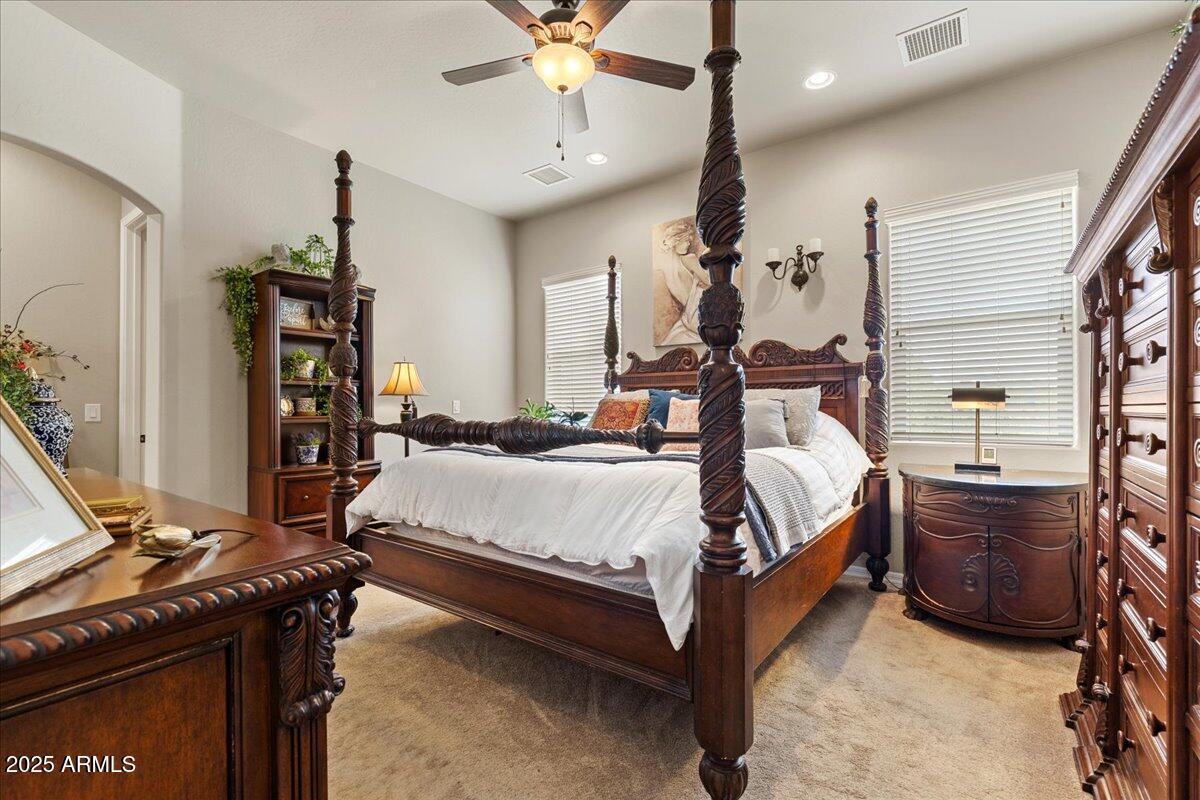 2135 West Bridle Path Road Prescott, AZ 86305 - Photo 12 of 32 a bed room with a bed and a window