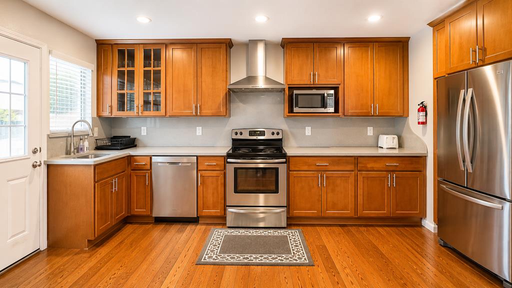 1281 Traynor Road Concord, CA 94520 - Photo 12 of 41 a kitchen with a refrigerator sink and stove