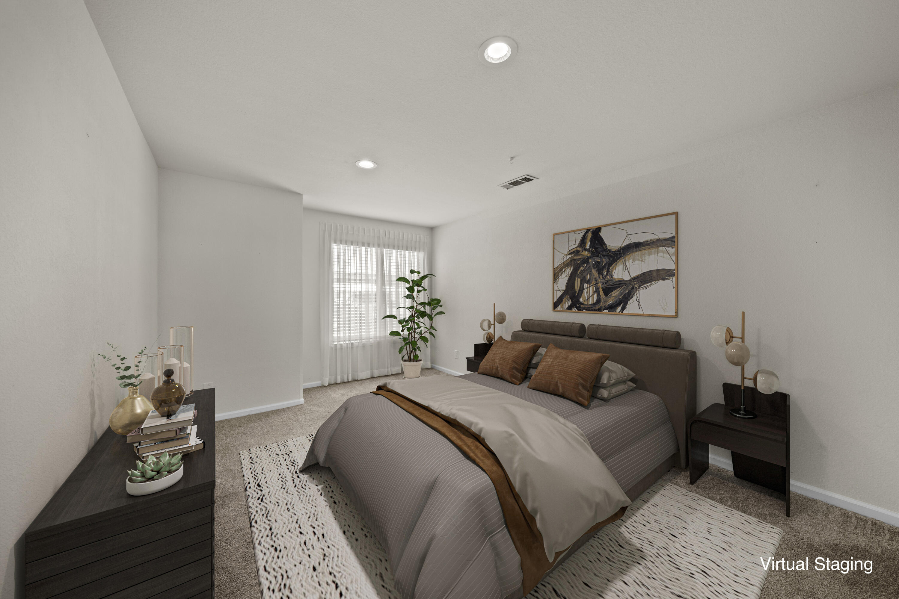 6014 Mid Drive Trail Redding, CA 96003 - Photo 6 of 15 a bedroom with a bed and a dresser