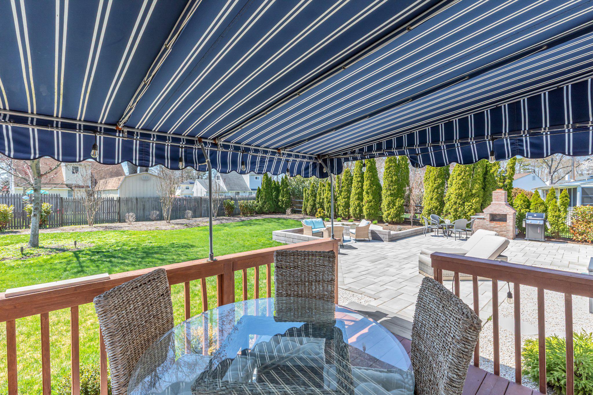 126 Colwick Drive Somers Point, NJ 08244 - Photo 25 of 46 Private Deck off the Primary Suite w/ an awning!