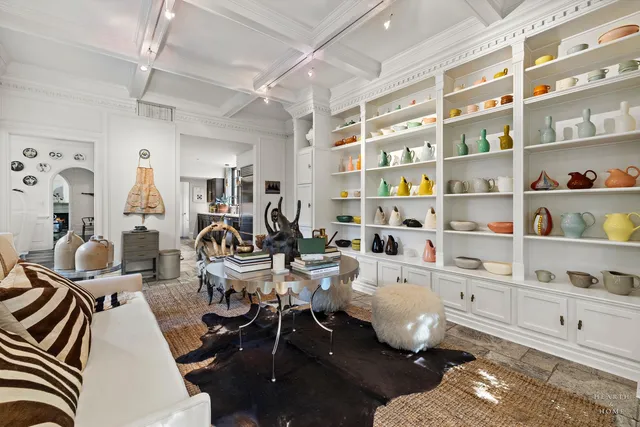 an aerial view of a house a yard and a garden