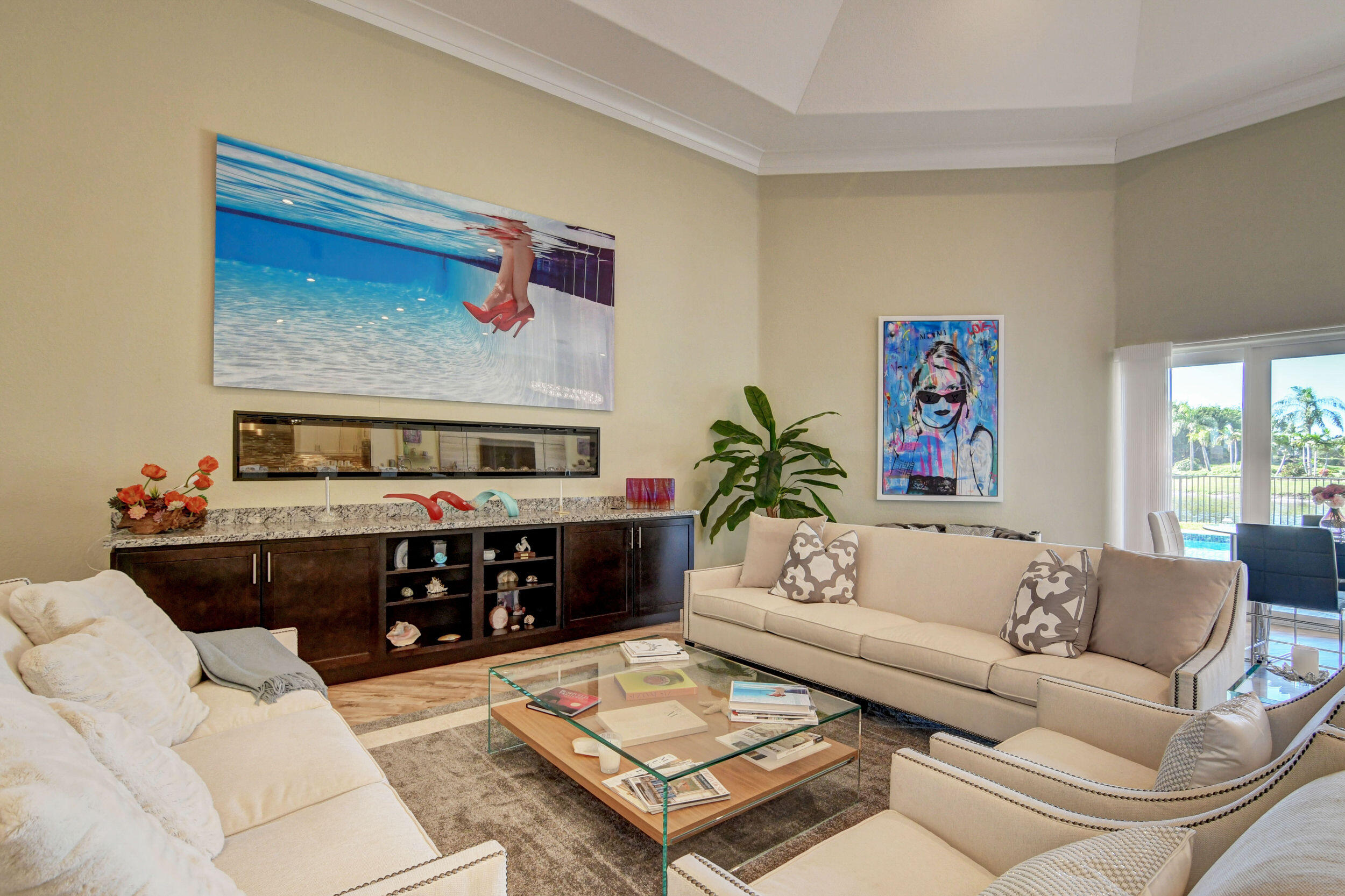 17535 Bocaire Way Boca Raton, FL 33487 - Photo 15 of 83 living 1 with fireplace
