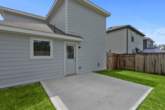a view of a backyard of house