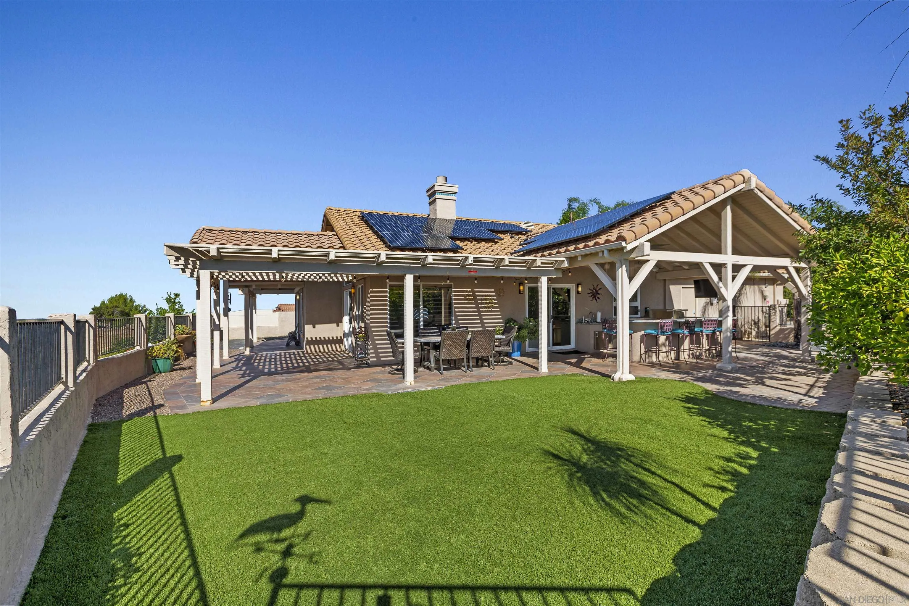 2703 Lobelia Road Alpine, CA 91901 - Photo 30 of 40 a view of a house with furniture and garden