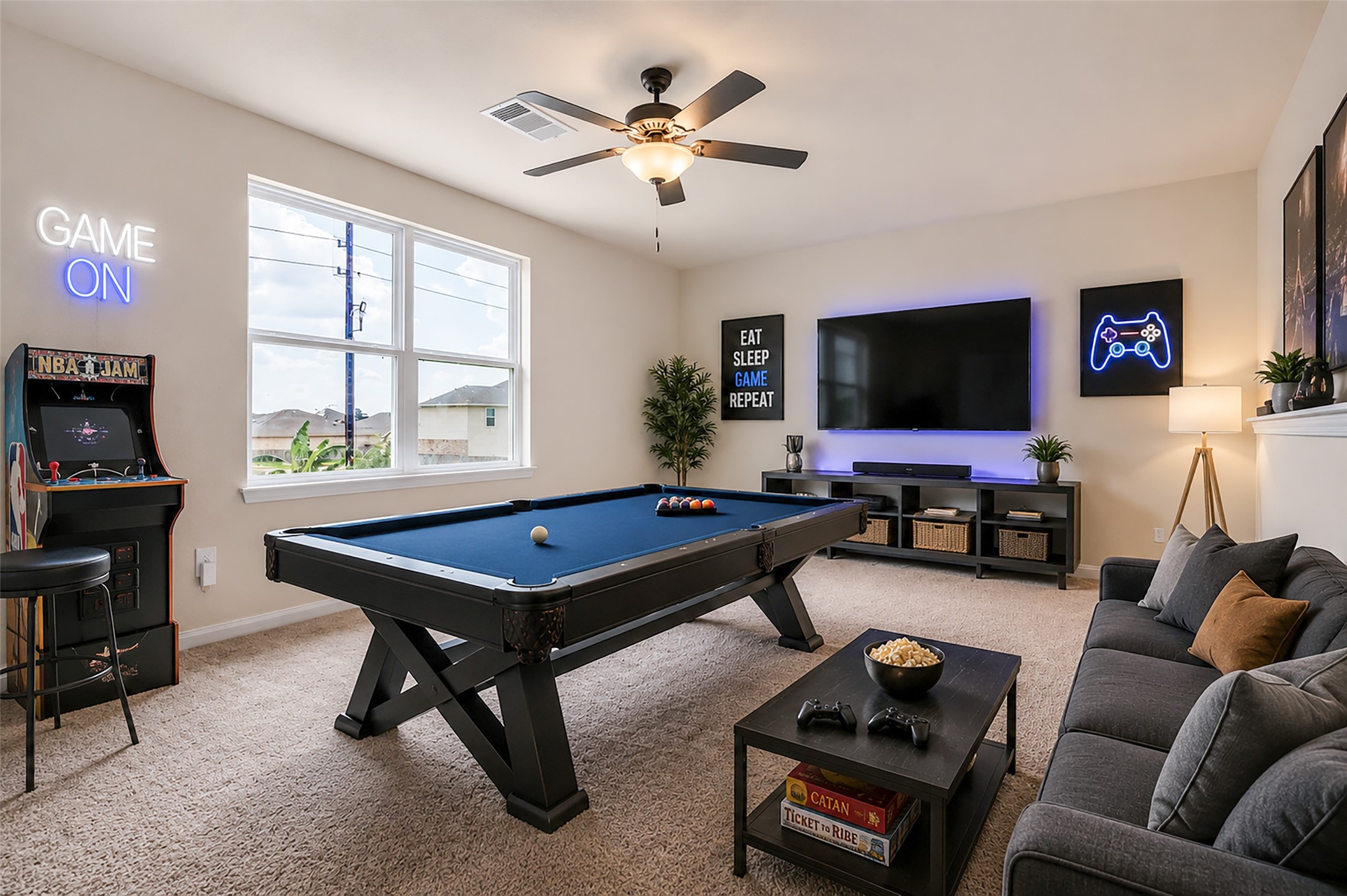 21103 Solstice Point Drive Hockley, TX 77447 - Photo 21 of 42 Virtually Staged Game Room