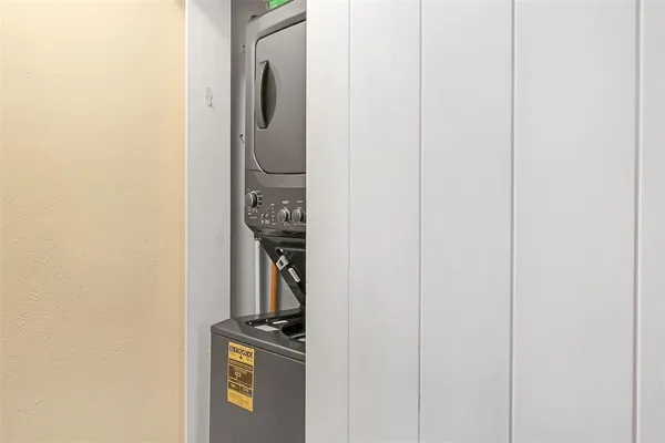 a view of a livingroom with water heater