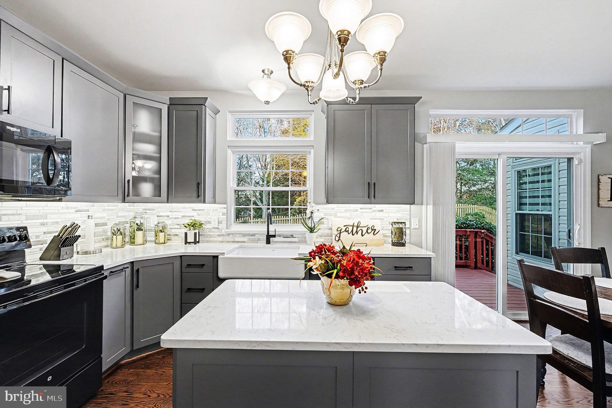 6465 Colonial Village Loop Manassas, VA 20112 - Photo 12 of 39 a kitchen with a sink appliances and cabinets