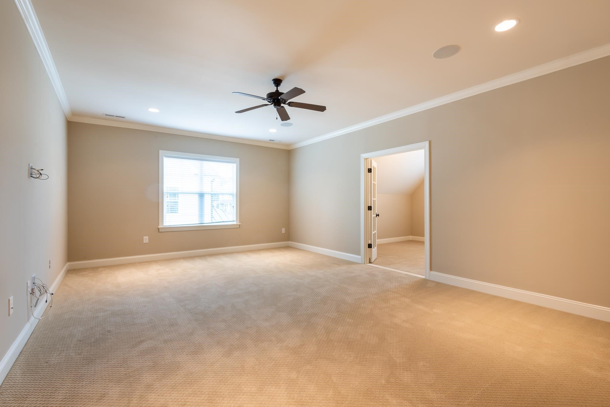 2316 Finley Ridge Lane Raleigh, NC 27615 - Photo 16 of 31 2nd Floor Bonus Space/Media Room/Playroom. French Doors Open to Additional Space for Office/Craft Area/Exercise Space... Bonus Room