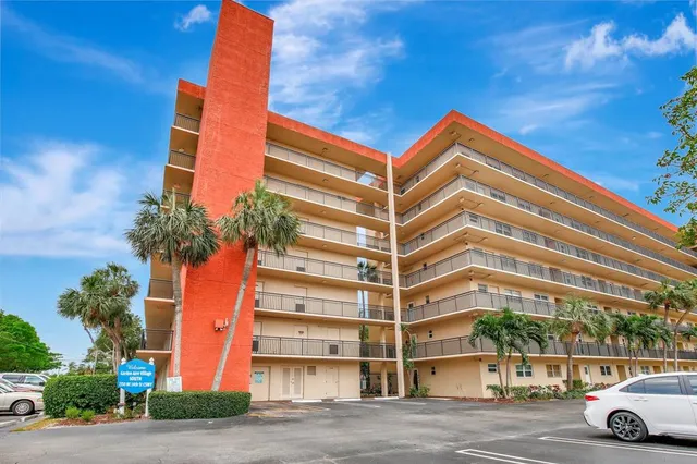 a front view of a building