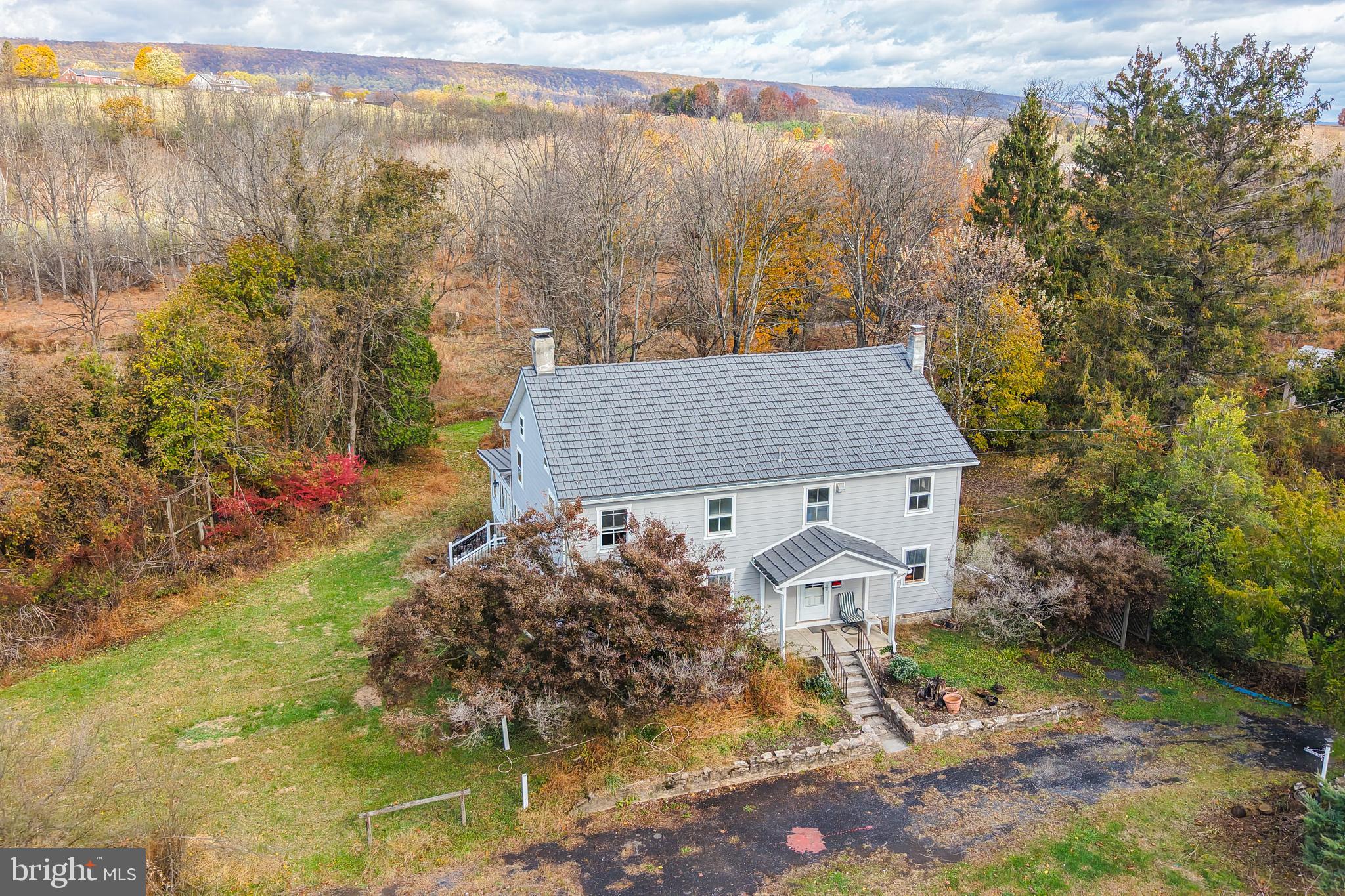 8659 Allemaengel Road Kempton, PA 19529 - Photo 3 of 71 aerial view of a house with a yard