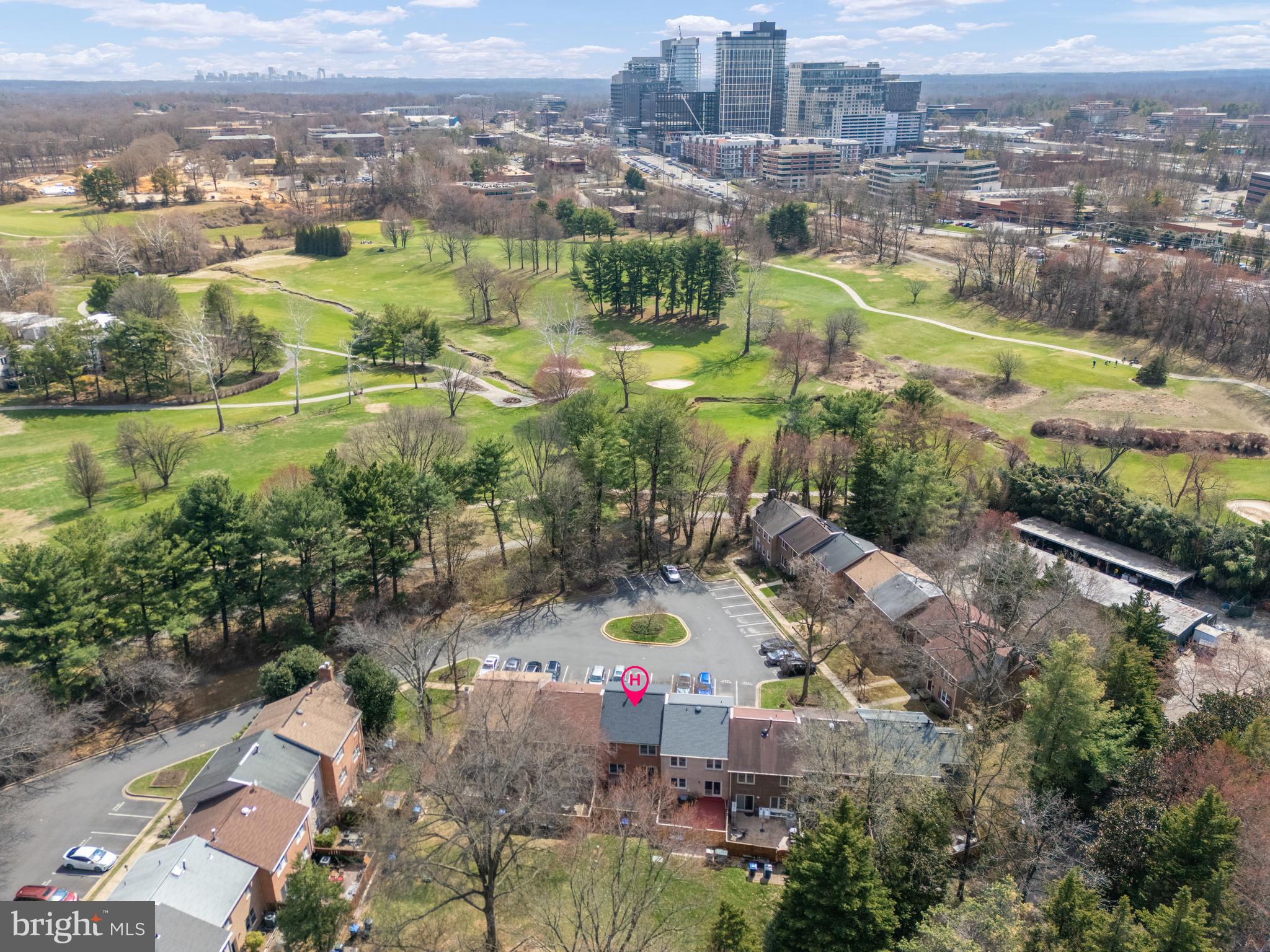 1838 Golf View Court Reston, VA 20190 - Photo 51 of 60 an aerial view of residential houses with outdoor space and lake view