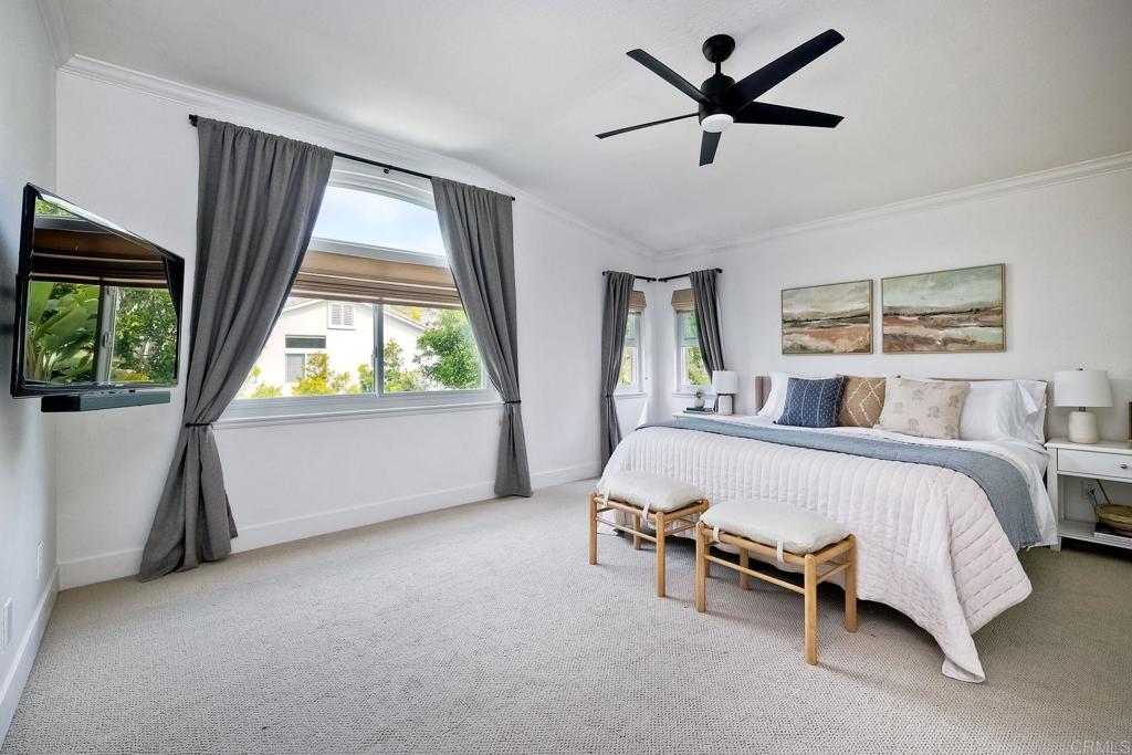 1054 Lighthouse Road Carlsbad, CA 92011 - Photo 17 of 44 a bed room with a bed and a window
