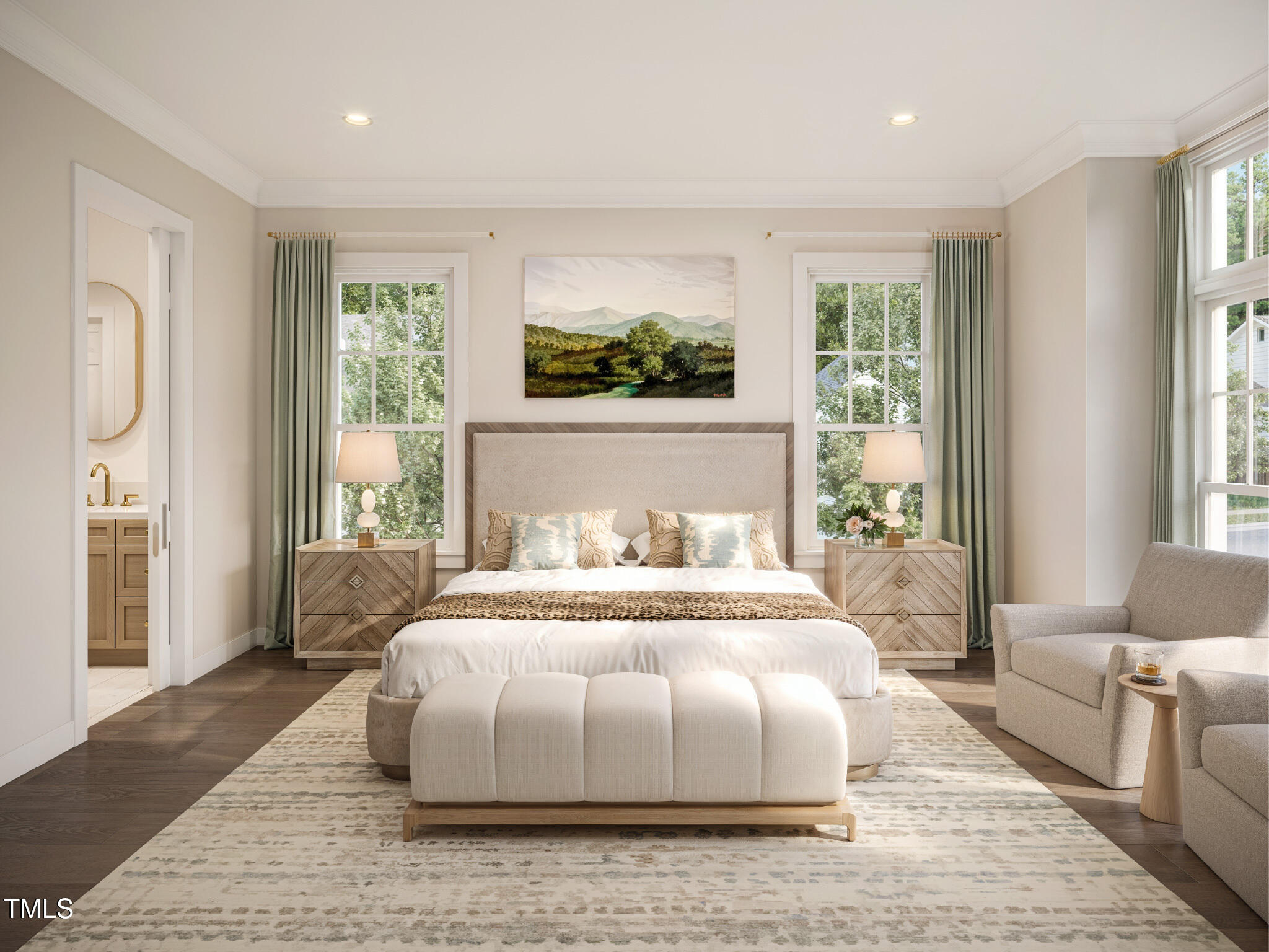 2000 Cotswold Place, Unit A Durham, NC 27707 - Photo 9 of 18 Oldfourth_MLS_Lot34a-Interior-Bedroom-Re