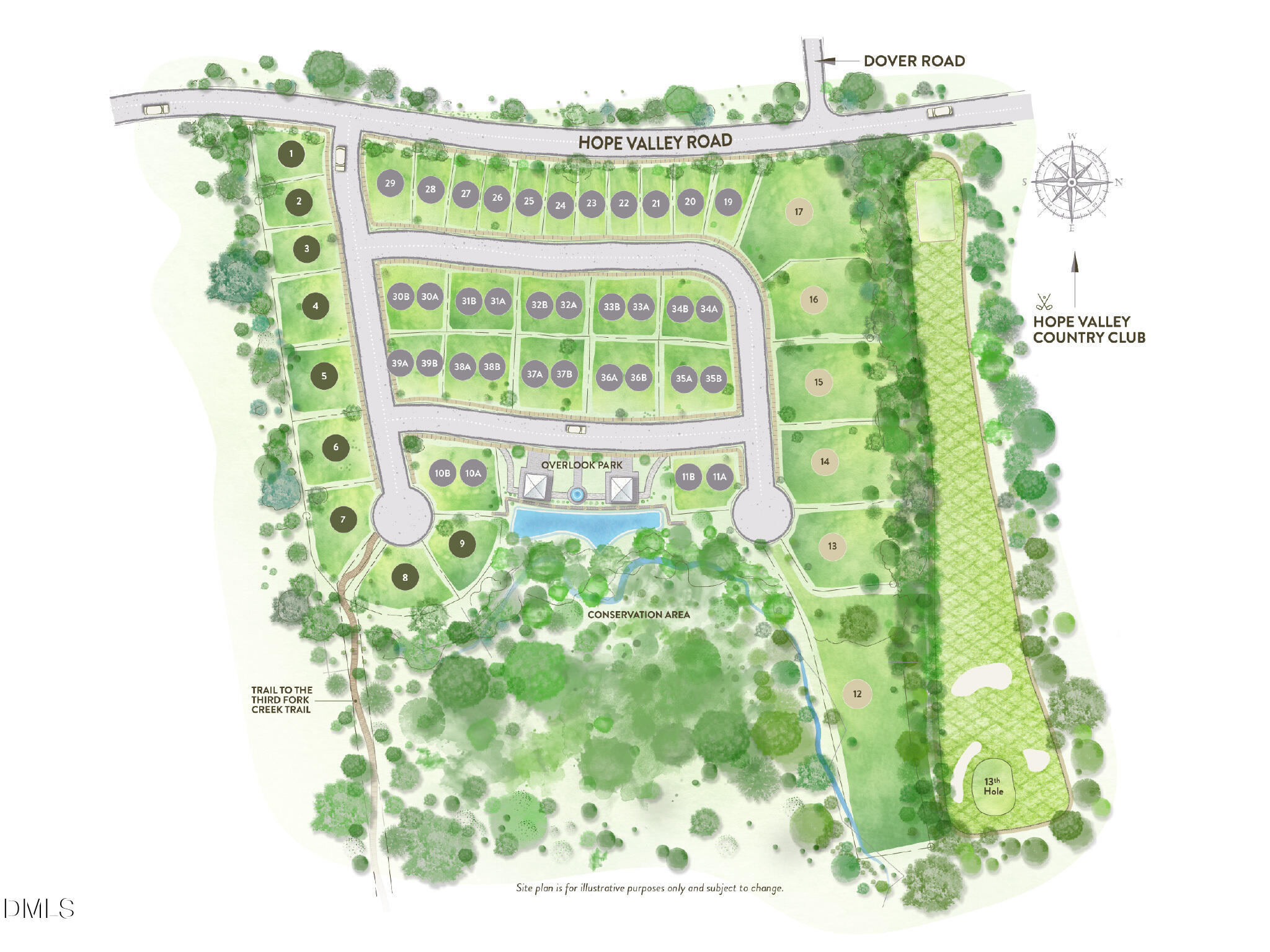 2000 Cotswold Place, Unit A Durham, NC 27707 - Photo 15 of 18 Oldfourth_MLS_SitePlan-80