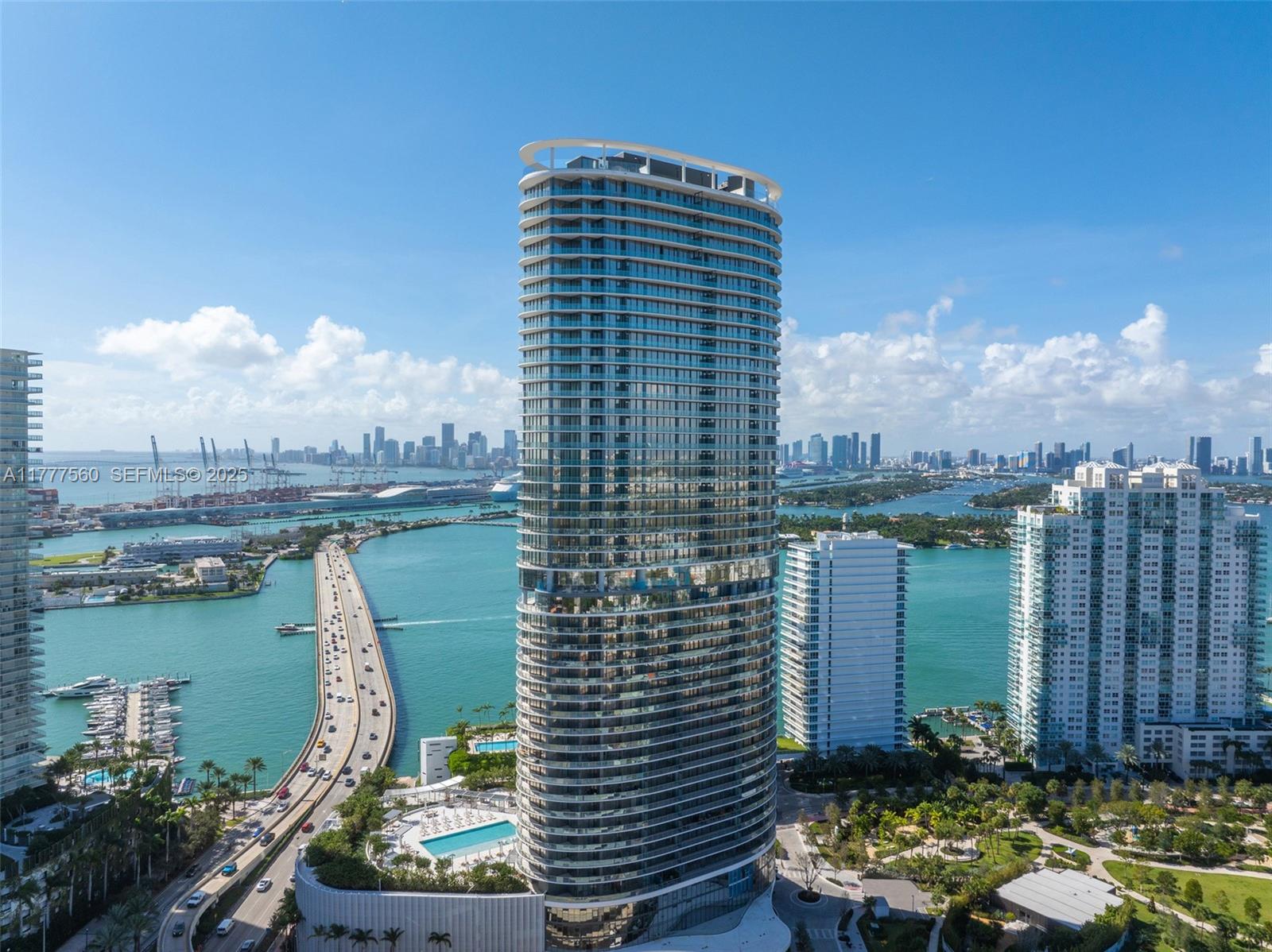 500 Alton Road, Unit 801 Miami Beach, FL 33139 - Photo 18 of 36 a view of a city with tall buildings