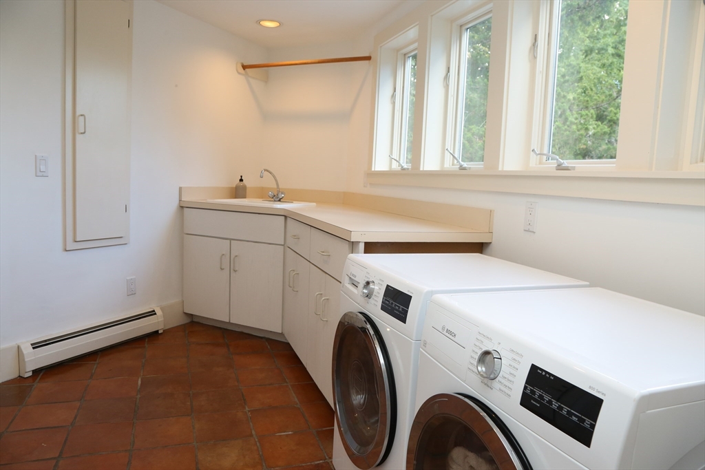 240 Beldingville Road Ashfield, MA 01330 - Photo 27 of 40 a utility room with dryer and washer