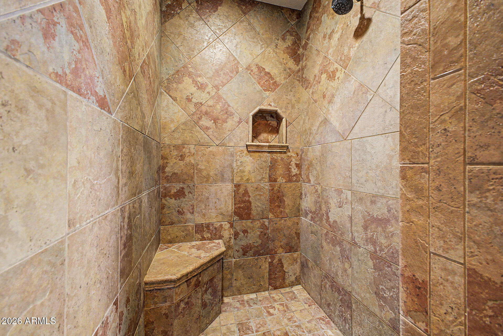 27909 North Quail Spring Road Rio Verde, AZ 85263 - Photo 22 of 52 a bathroom with a granite countertop shower and a sink