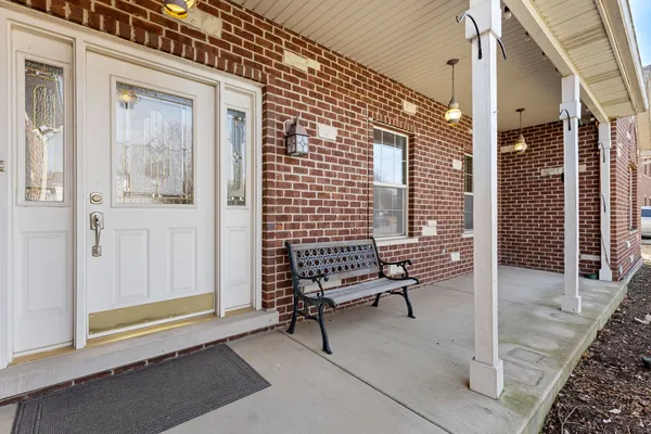 a view of an outdoor space with porch
