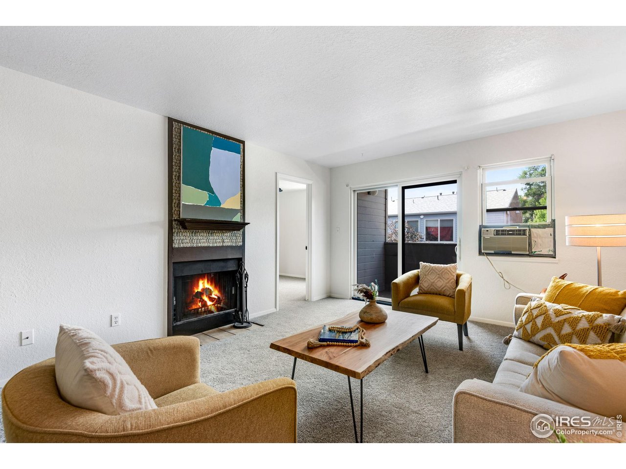 3535 28th Street, Unit 203 Boulder, CO 80301 - Photo 4 of 30 Living Room with Fireplace