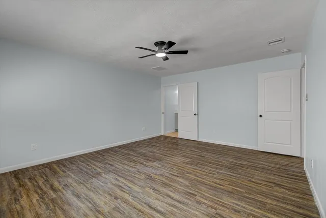 wooden floor in an empty room
