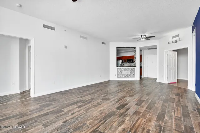 a view of swimming pool with outdoor seating space