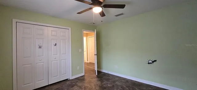 a view of empty room