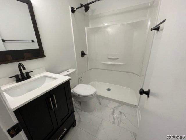 2139 Coxendale Road Chester, VA 23831 - Photo 11 of 15 a bathroom with a sink a toilet a mirror and shower