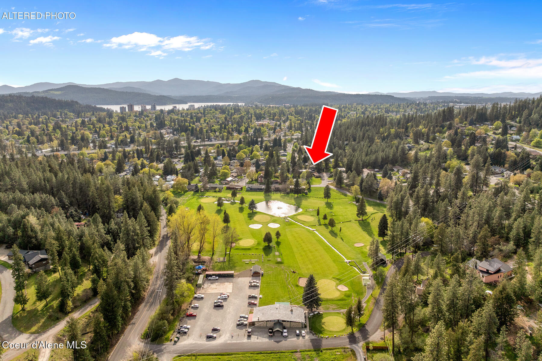 1040 North 23rd Street Coeur D'Alene, ID 83814 - Photo 58 of 58 Aerial_PonderosaGC-2_Arrow