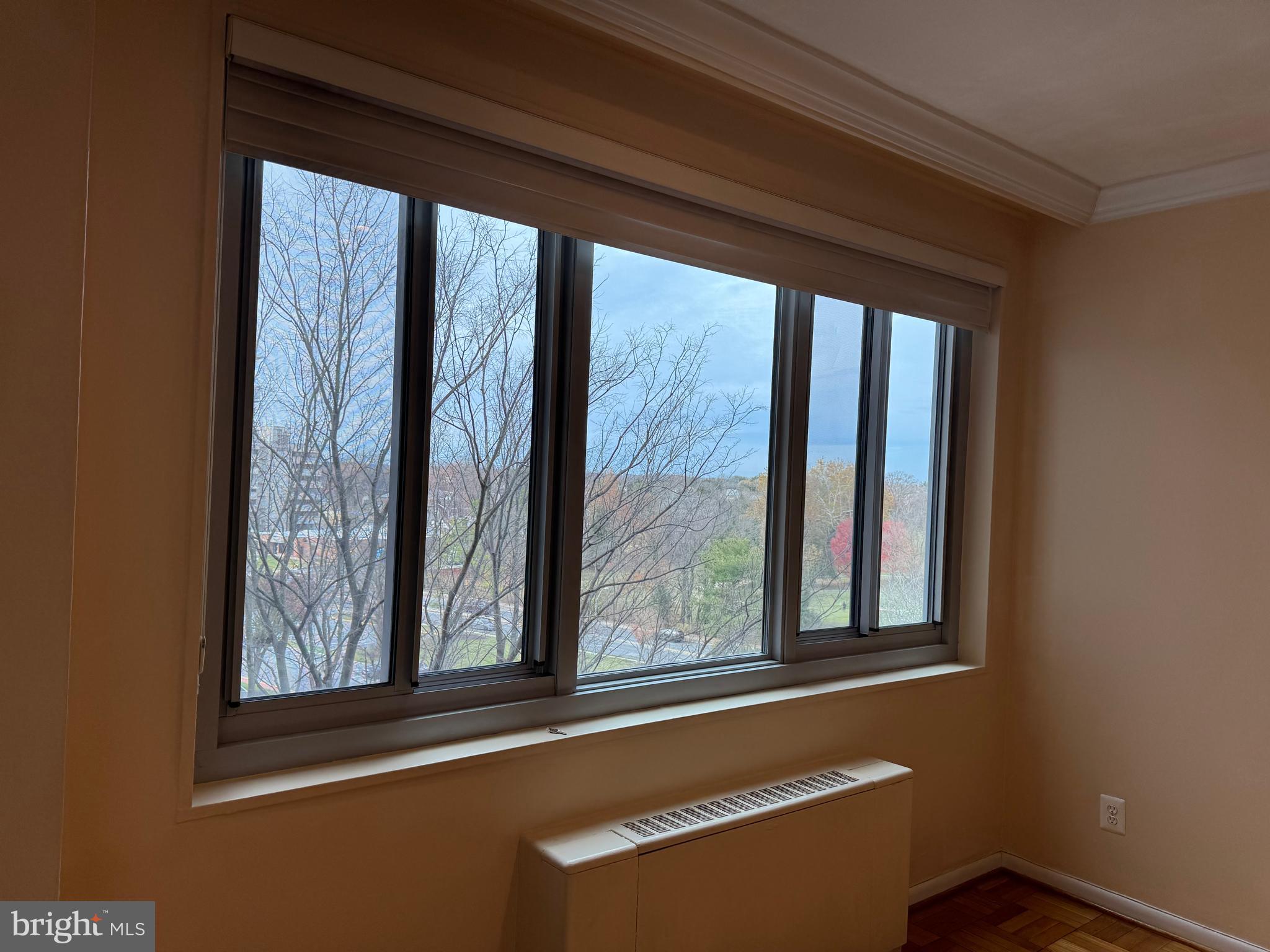 11 Slade Avenue, Unit 715 Baltimore, MD 21208 - Photo 7 of 48 a view of a room that has a bed and a window
