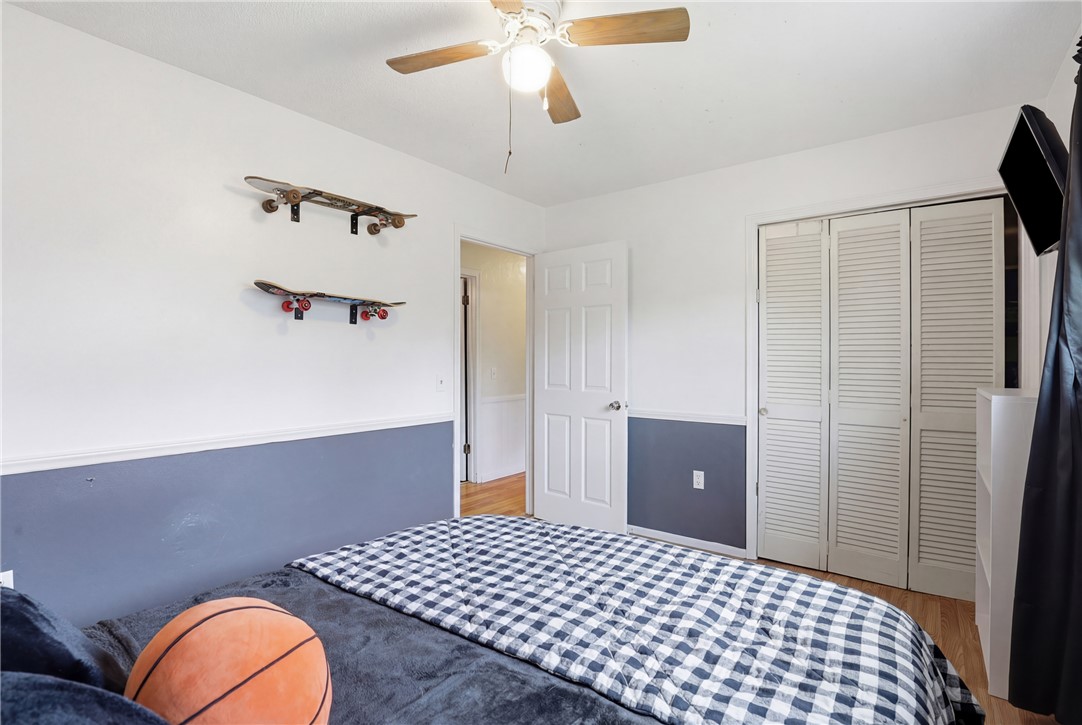 904 New Prospect Church Road Anderson, SC 29625 - Photo 19 of 31 This cozy bedroom features durable wood flooring and ample storage.