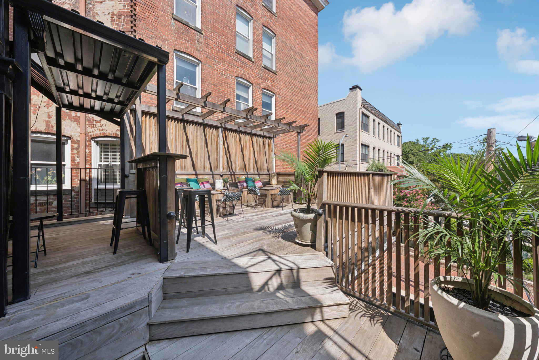 1849 Calvert Street Northwest Washington, DC 20009 - Photo 32 of 45 Outdoor lounge + bar.