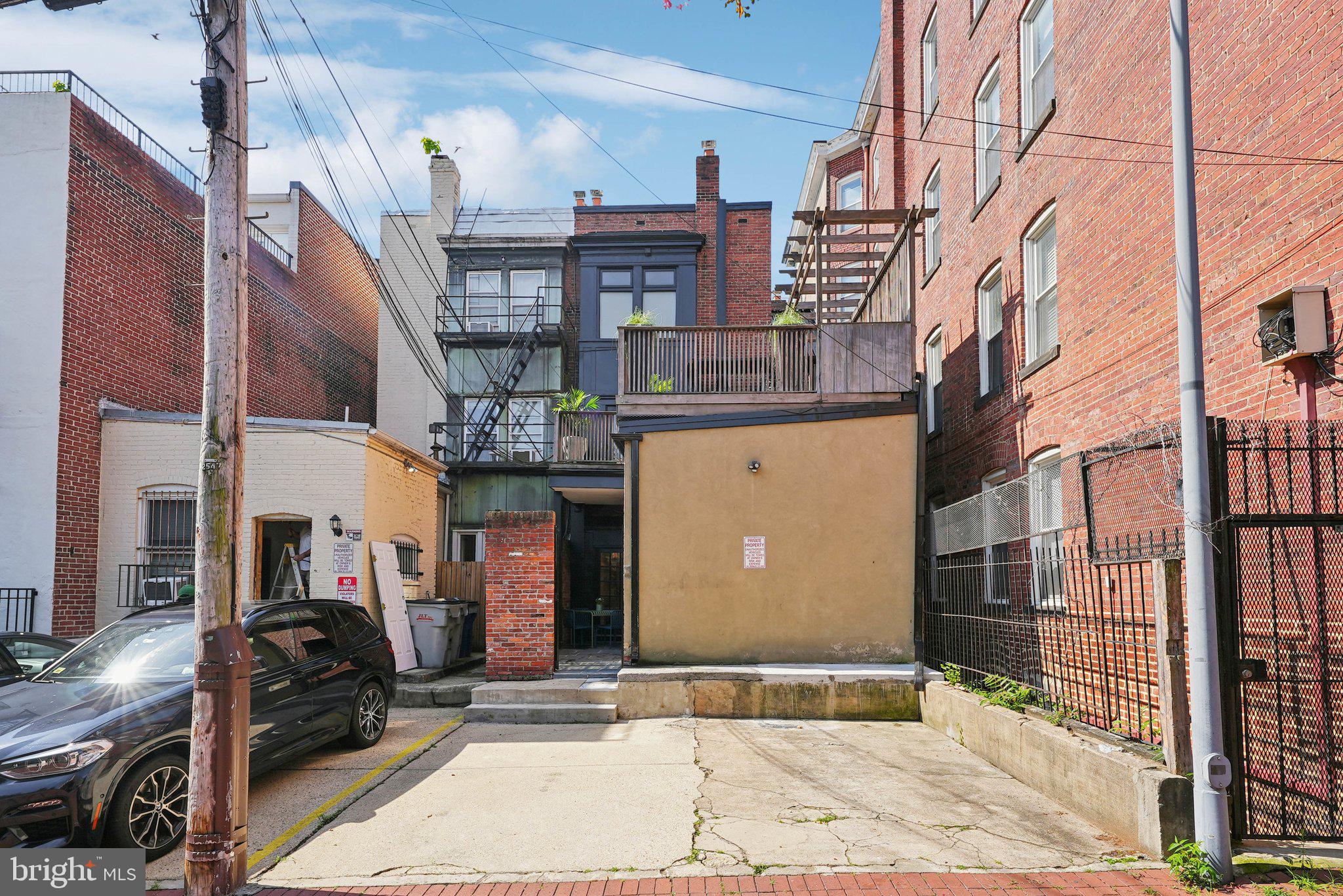 1849 Calvert Street Northwest Washington, DC 20009 - Photo 44 of 45 Parking pad for two cars.