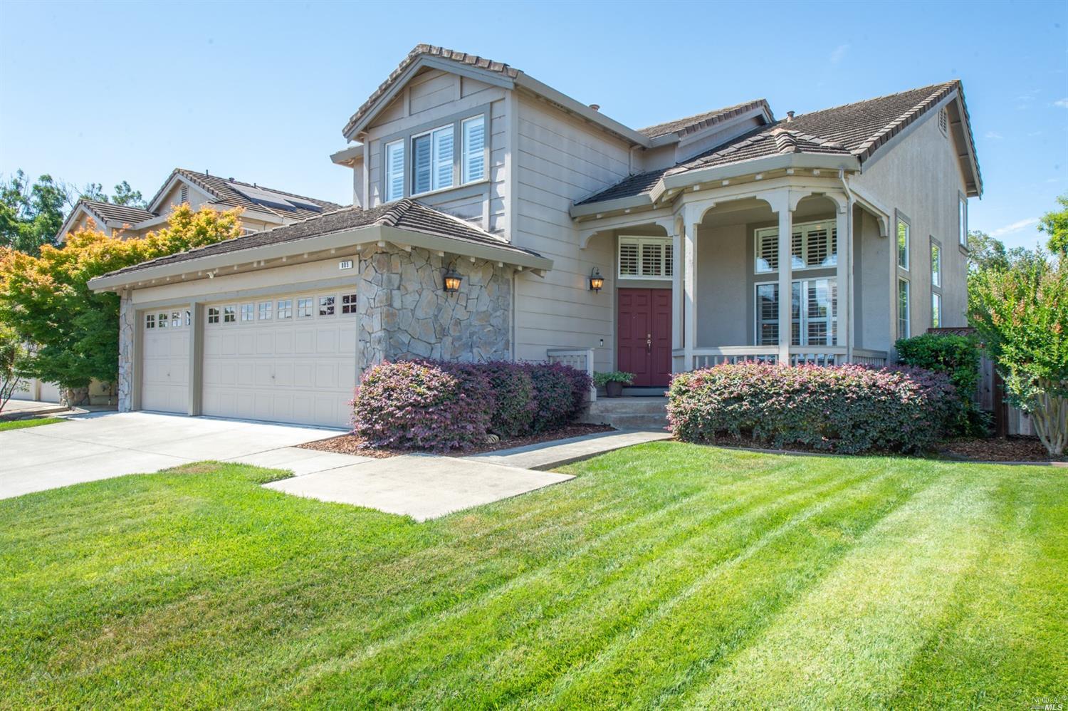 805 Marble Way Petaluma, CA 94954 - Photo 1 of 1 a front view of a house with a garden
