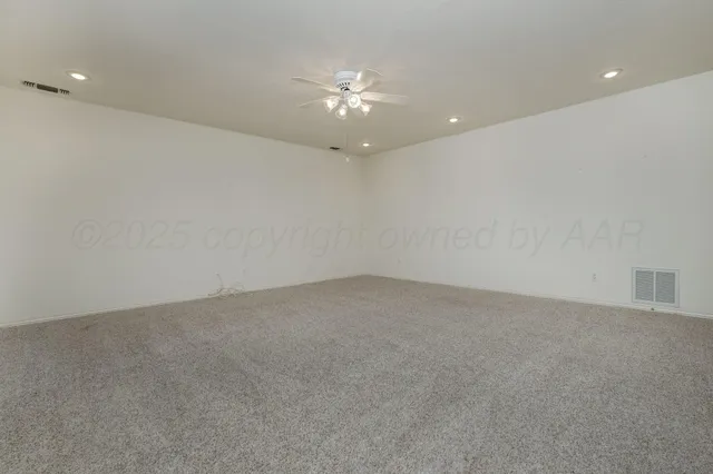 a view of an empty room