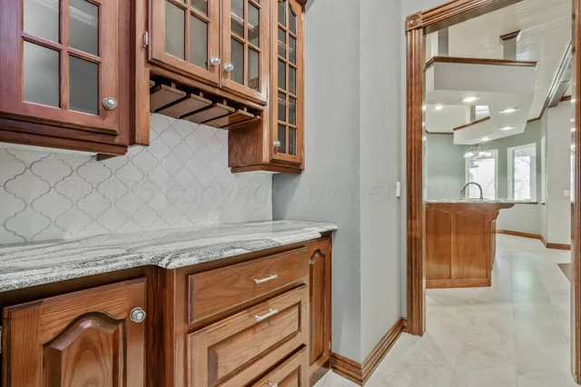 a view of a kitchen with a sink