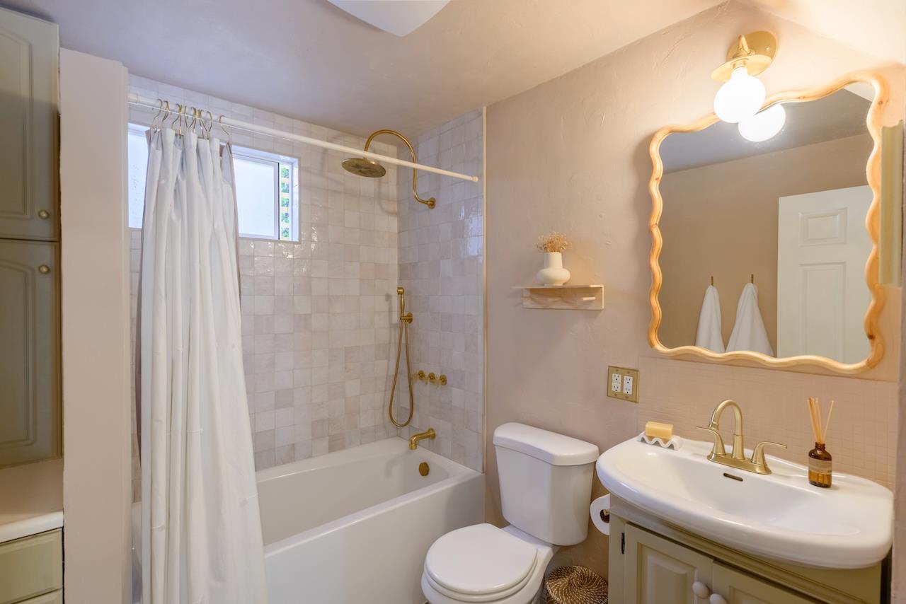10735 Westwood Road Felton, CA 95018 - Photo 5 of 118 a bathroom with a sink toilet and shower