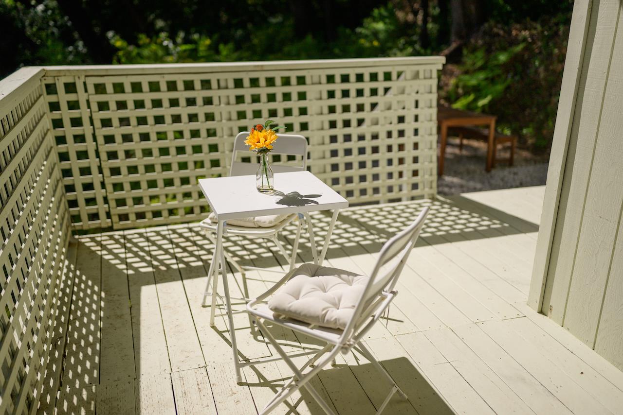 10735 Westwood Road Felton, CA 95018 - Photo 81 of 118 a view of a balcony with wooden floor