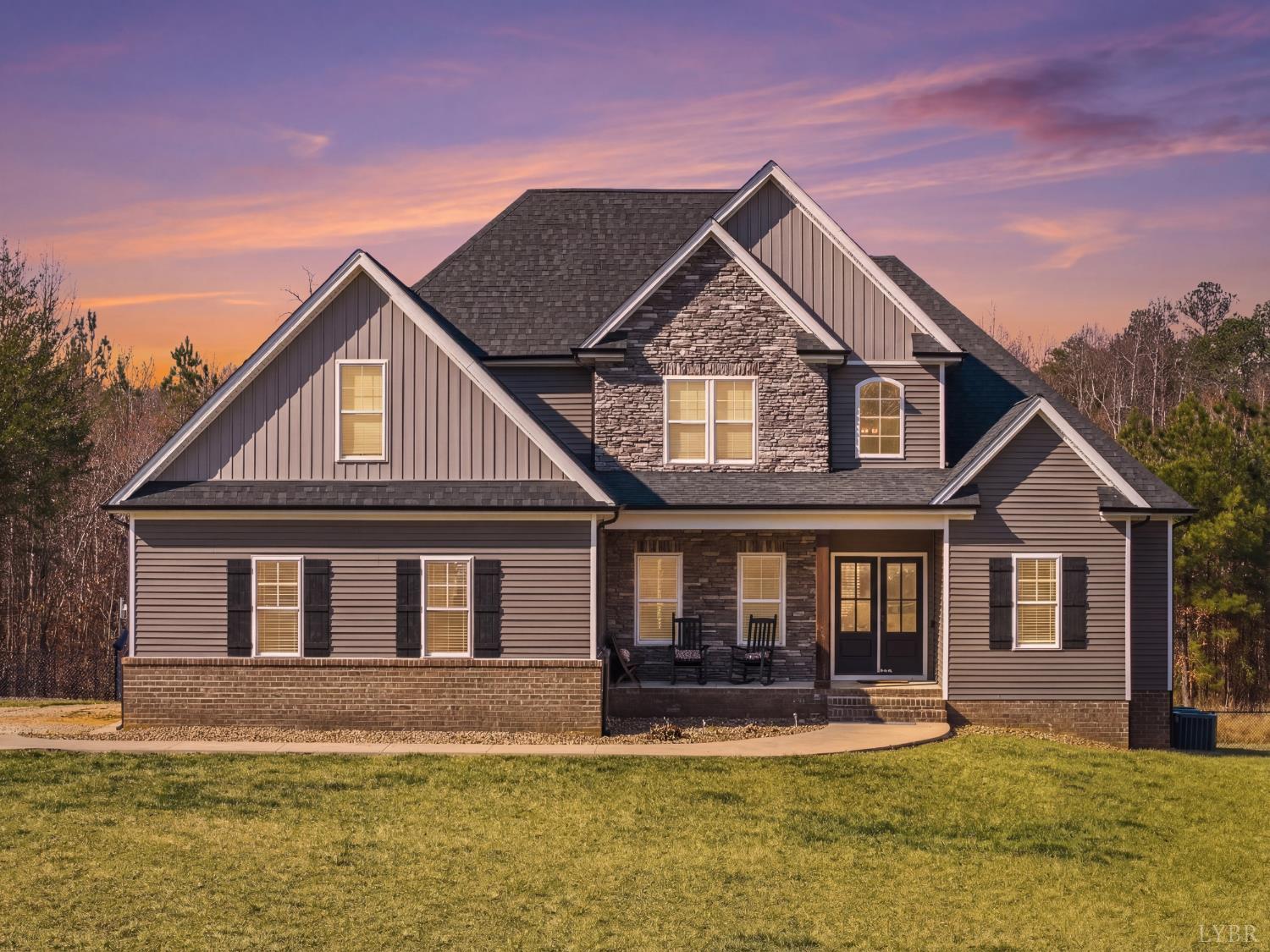 835 Sunset Ridge Drive Concord, VA 24538 - Photo 57 of 57 a front view of a house with a yard