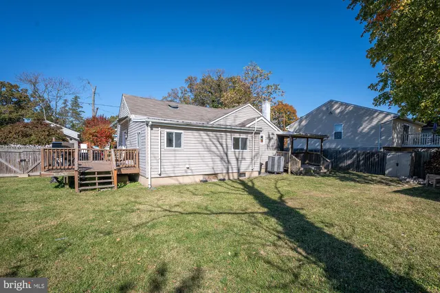 a backyard of a house