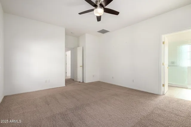 a view of an empty room