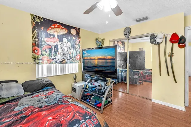 a picture of a book and a bed